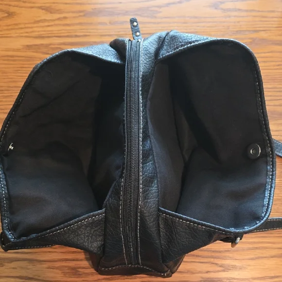 Rosetti Charcoal Textured Shoulder Bag - Picture 4 of 5